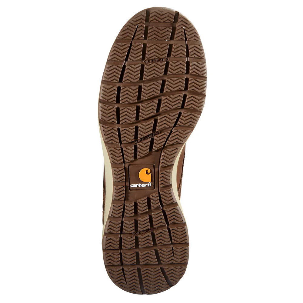 FORCE 5-INCH LIGHTWEIGHT SNEAKER COMPOSITE TOE BOOT - BRN-Brown Leather And Tan Duck | Carhartt FA5415-M - Image 6