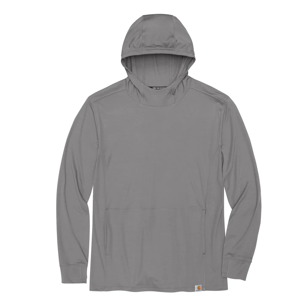 Force Sun Defender Lightweight Long-Sleeve Hooded T-Shirt - APH-Asphalt | Carhartt 106923