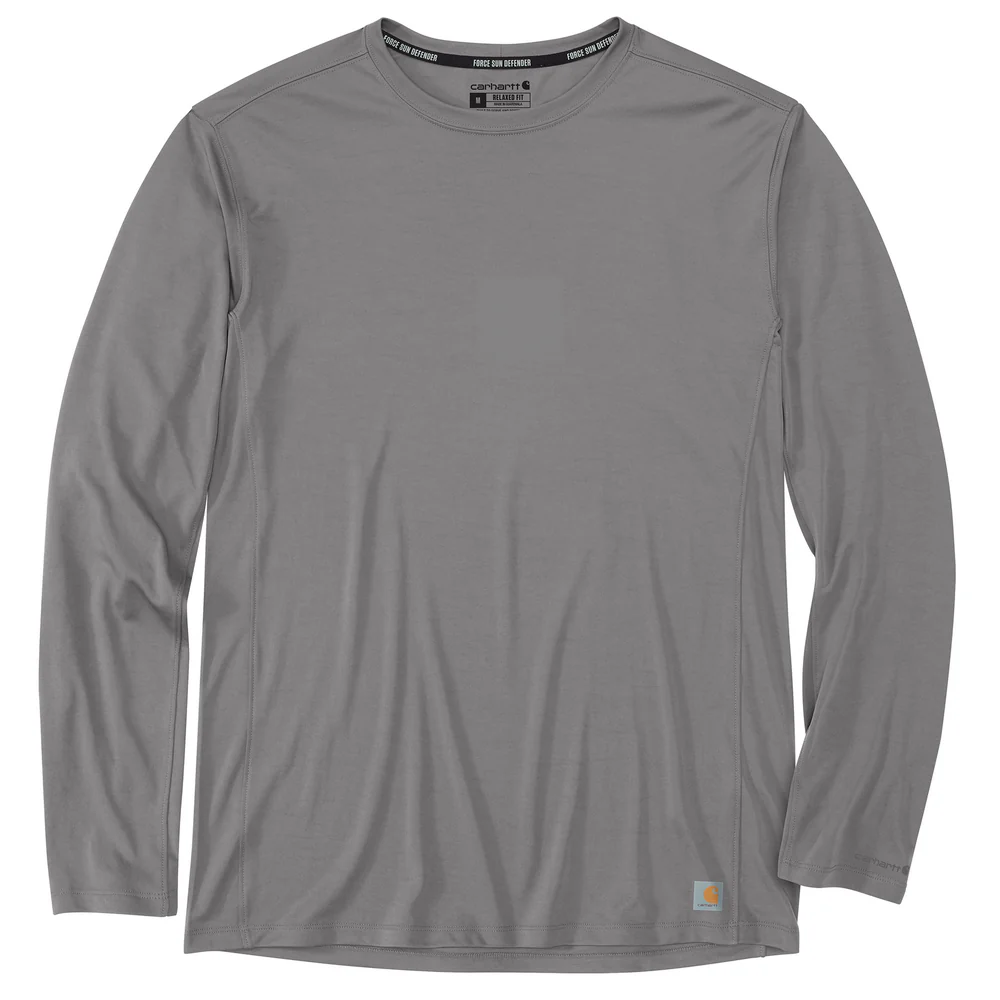 Force Sun Defender Lightweight Long-Sleeve T-Shirt - APH-Asphalt | Carhartt 106972