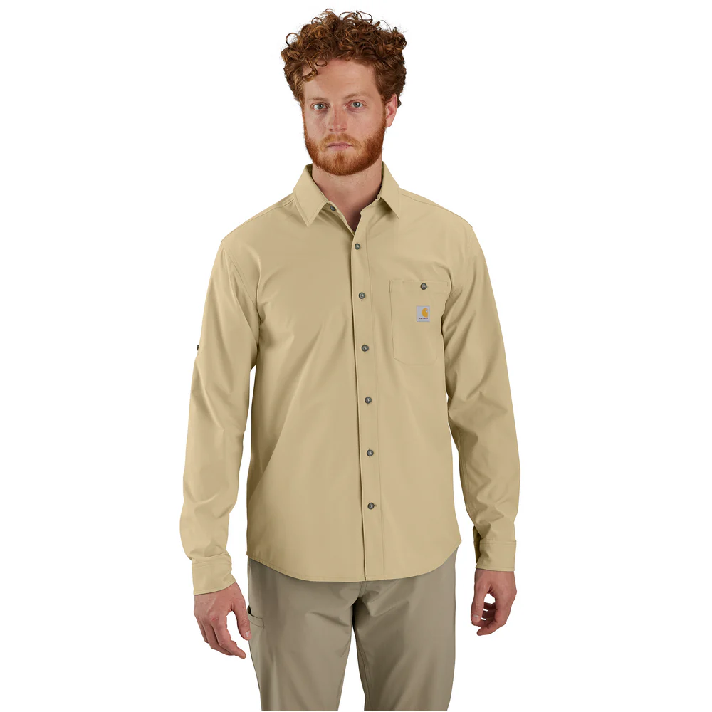 Force Sun Defender Relaxed Fit Lightweight Long-Sleeve Shirt - A33-Beach | Carhartt 106552 - Image 2