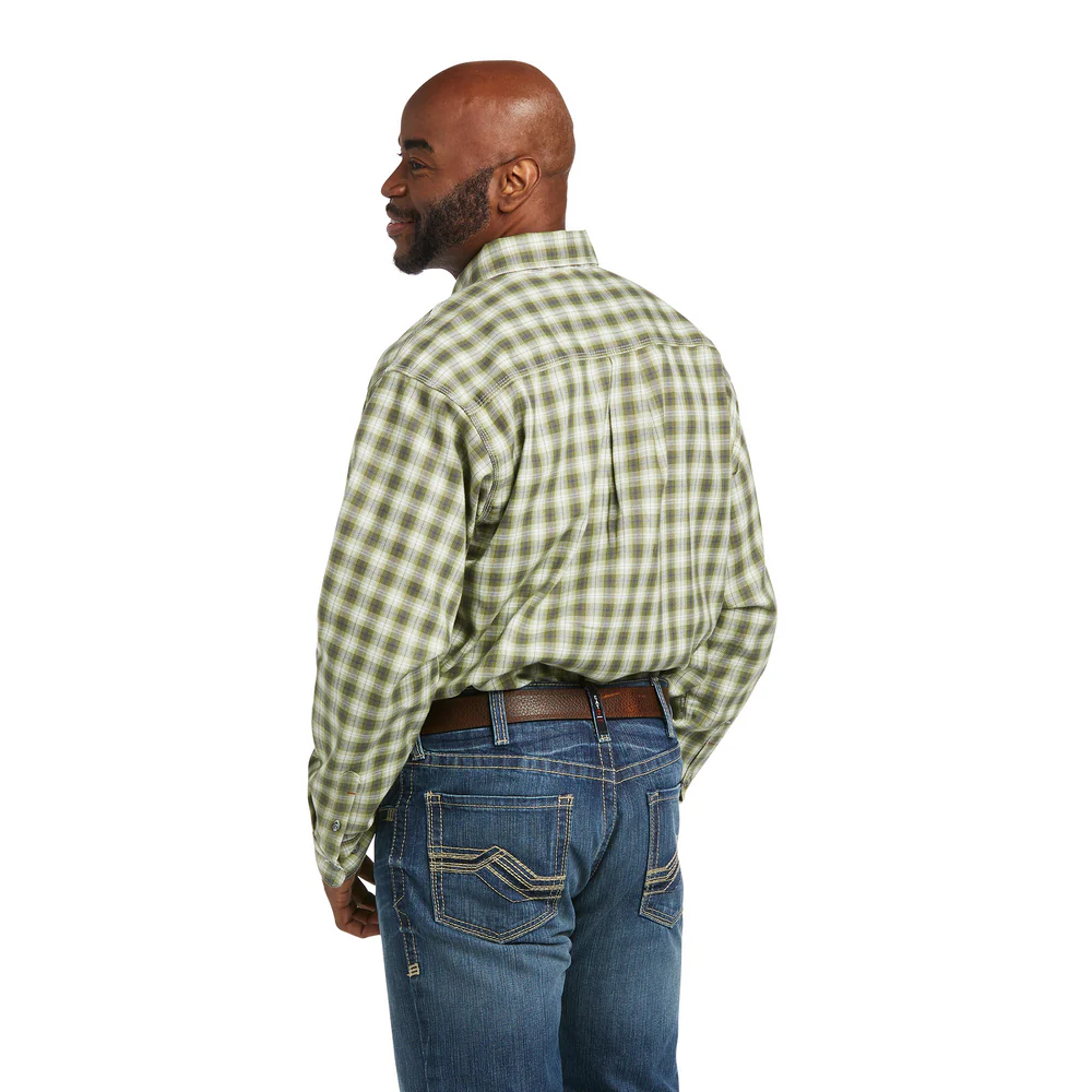 FR ABRELL LONG-SLEEVE WORK SHIRT - 300-Green | Ariat 10037329 - Image 2