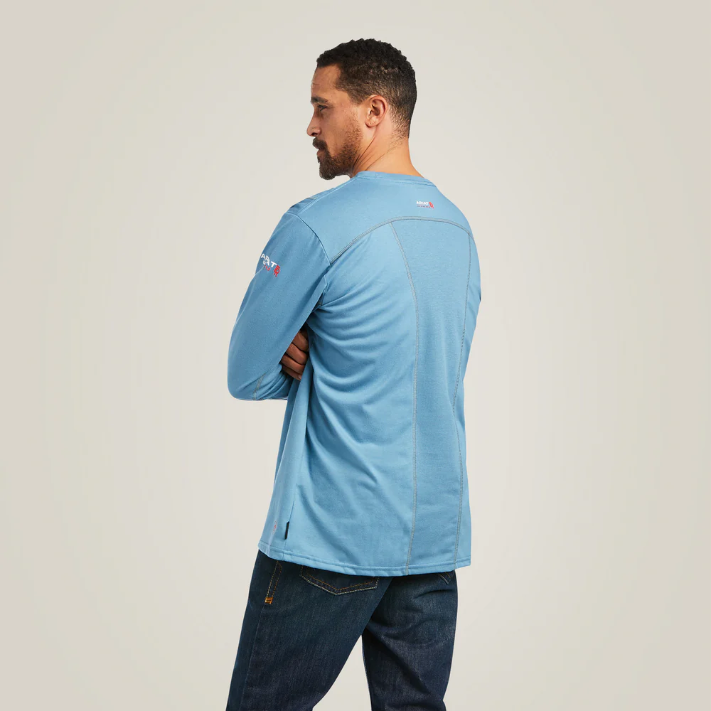 Fr Ac Crew T-Shirt - 400-Steel Blue | Ariat 10039398