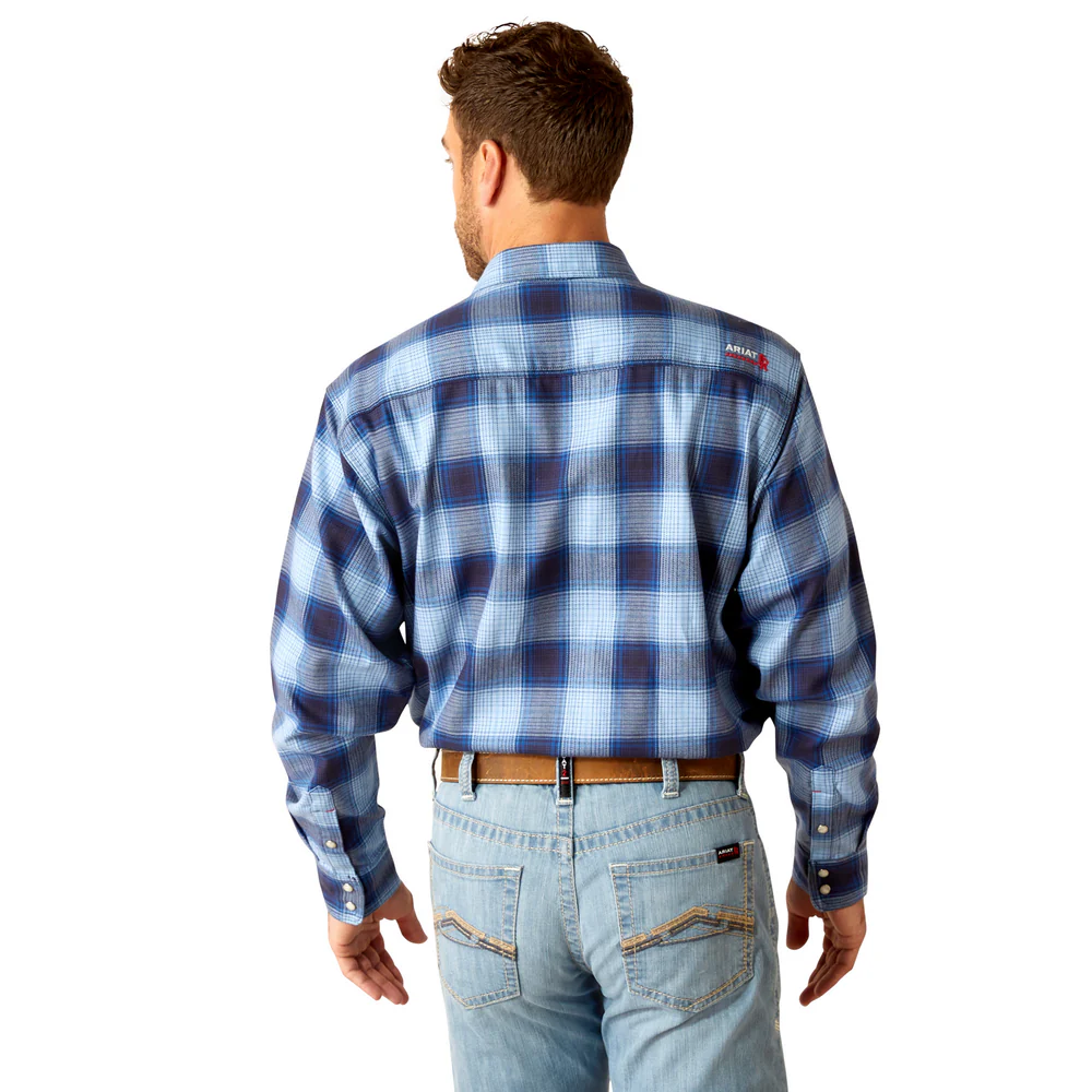 Fr Bighorn Snap Work Shirt - 400-Powder Blue | Ariat 10052931