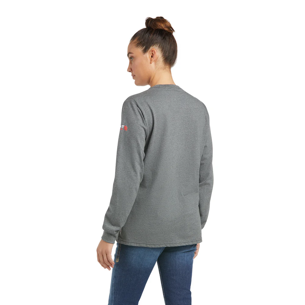 FR BOLT GRAPHIC TEE - 010-Charcoal | Ariat 10037728 - Image 2
