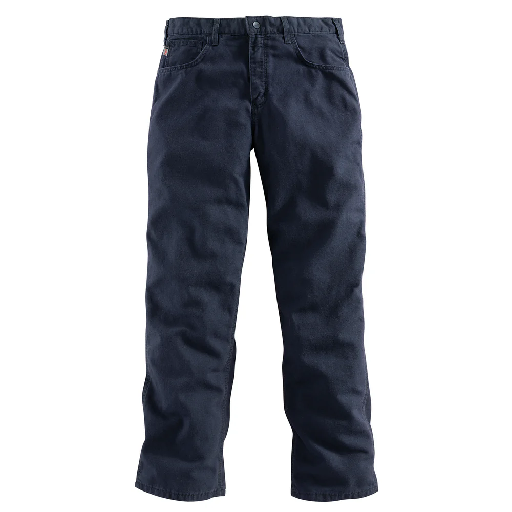 FR CANVAS PANT - DNY-Dark Navy | Carhartt FRB159 - Image 2