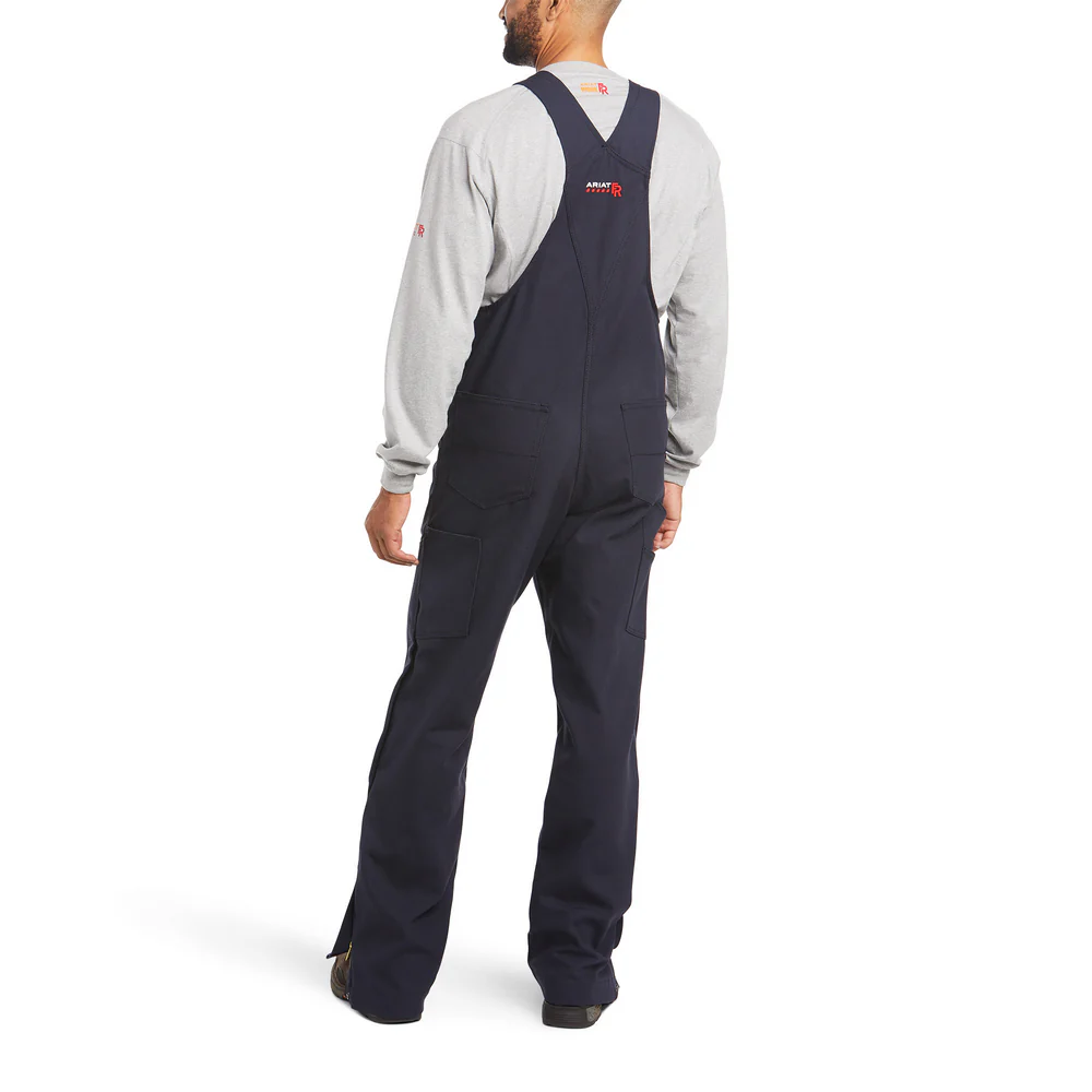 FR CANVAS UNLINED BIB - 410-Navy | Ariat 10034651 - Image 2