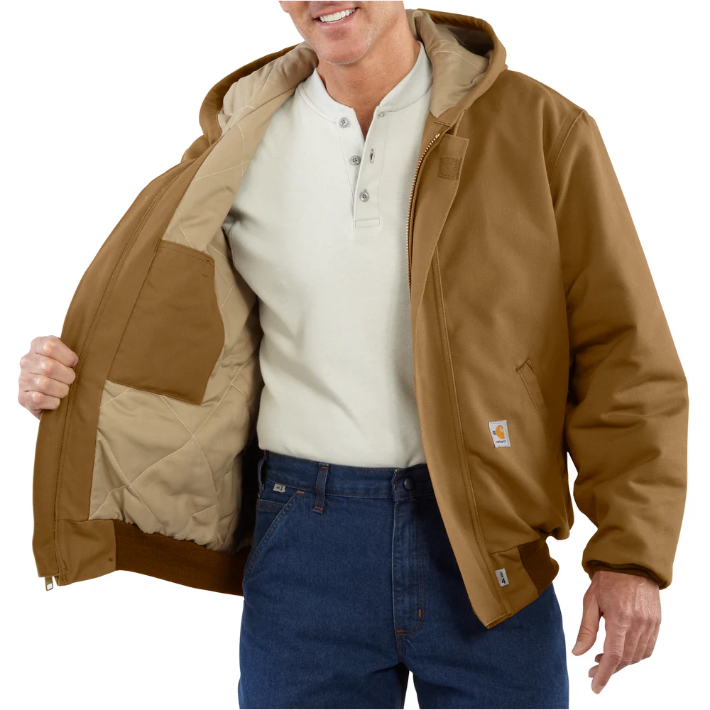 FR DUCK ACTIVE JAC - 211-Carhartt Brown | Carhartt 101621 - Image 3