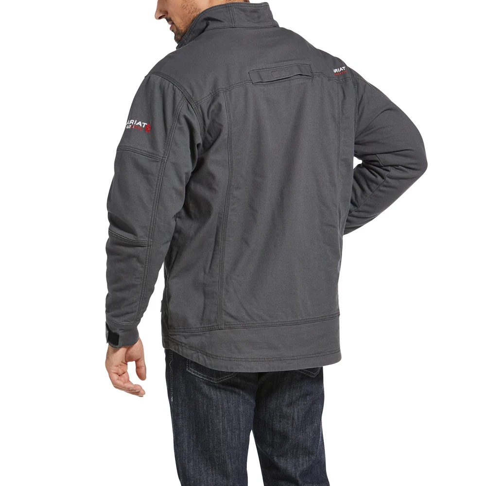 FR DURALIGHT STRETCH CANVAS FIELD JACKET - 020-Gray | Ariat 10033193 - Image 2