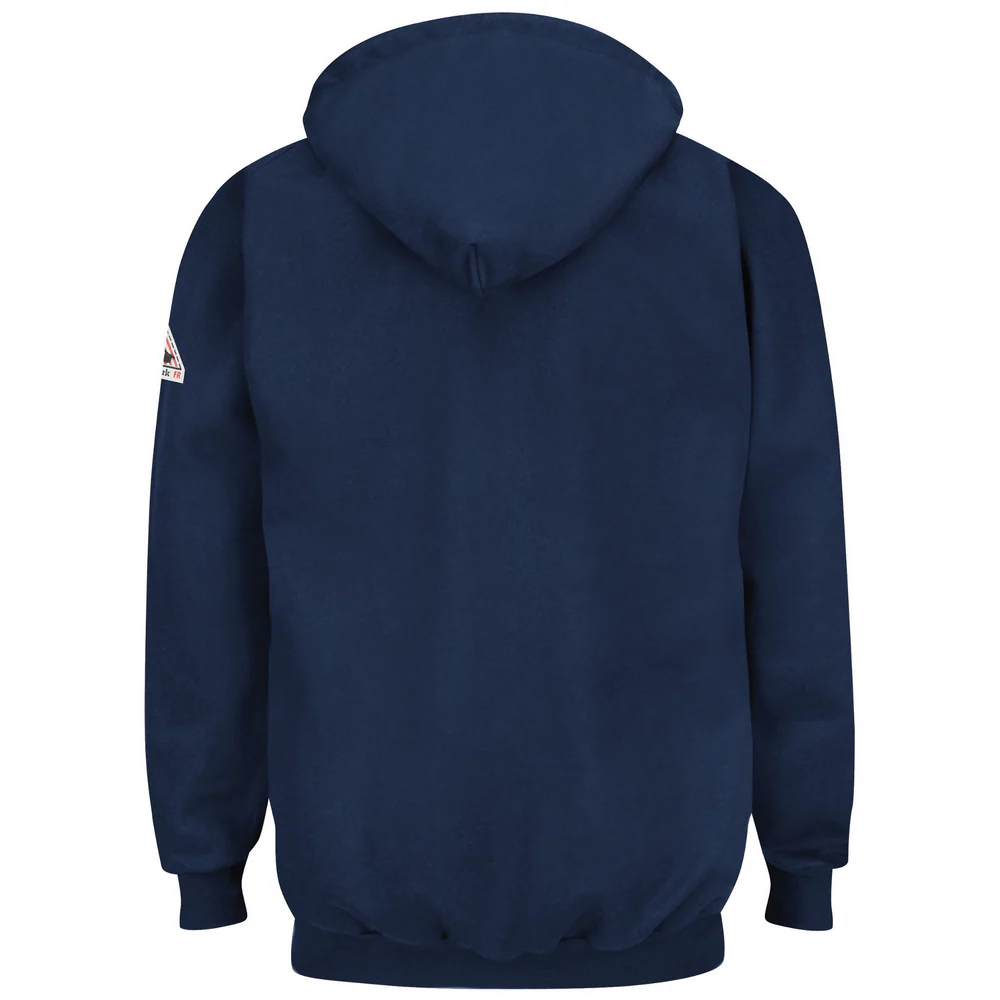 FR FLEECE HOODED SWEATSHIRT - NV-Navy | Bulwark SEH8 - Image 2