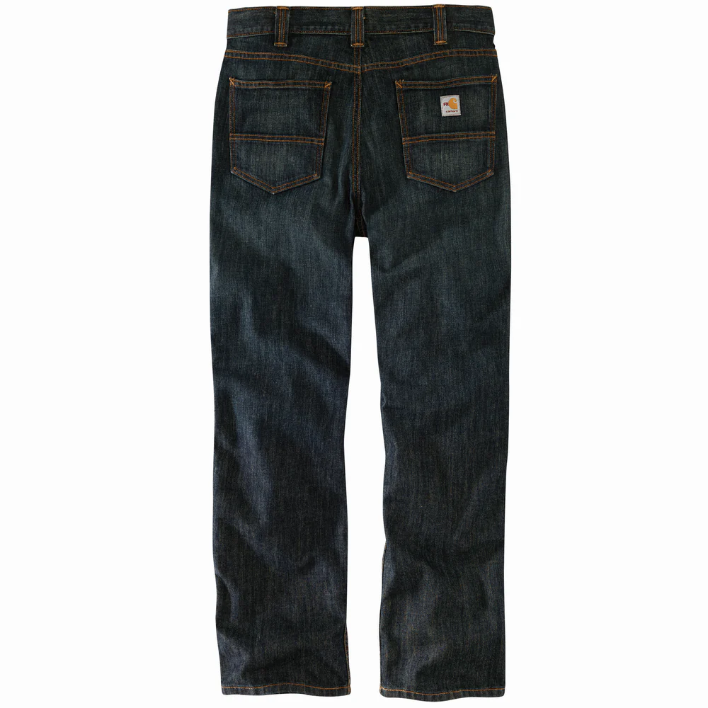 FR FORCE RUGGED FLEX RELAXED FIT DENIM JEAN - I31-Midnight Sand | Carhartt 104790 - Image 2