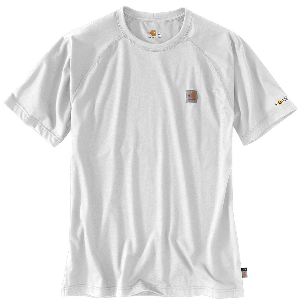FR FORCE SHORT SLEEVE T-SHIRT - 051-Light Gray | Carhartt 102903 - Image 2