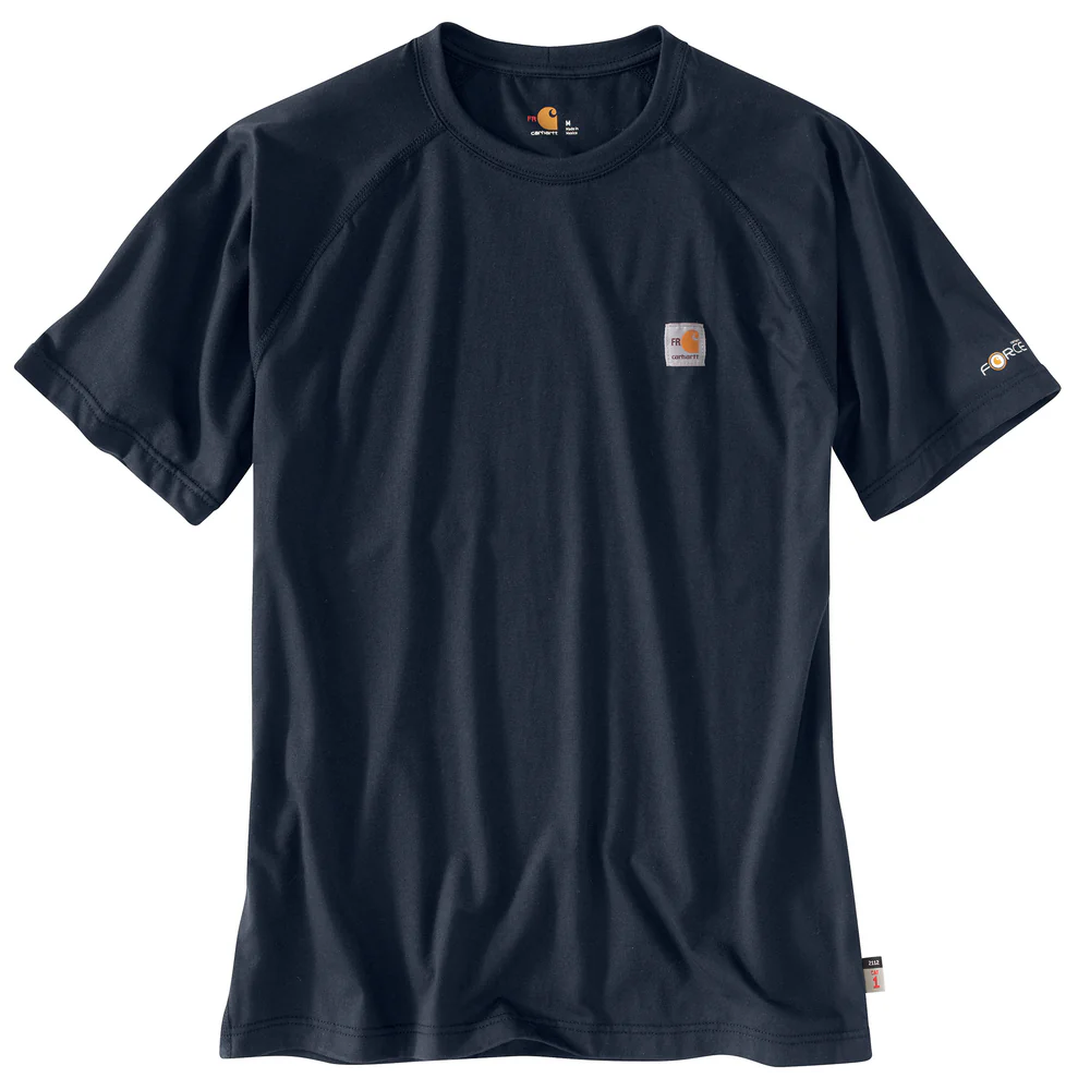 FR FORCE SHORT SLEEVE T-SHIRT - 410-Dark Navy | Carhartt 102903 - Image 2