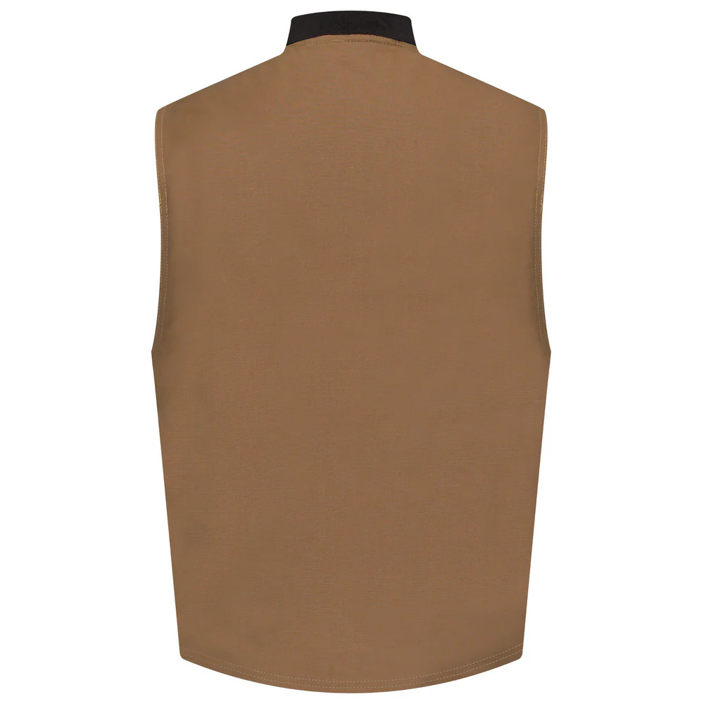 FR HEAVYWEIGHT BROWN DUCK VEST JACKET LINER - BD-Brown Duck | Bulwark LLS2 - Image 2
