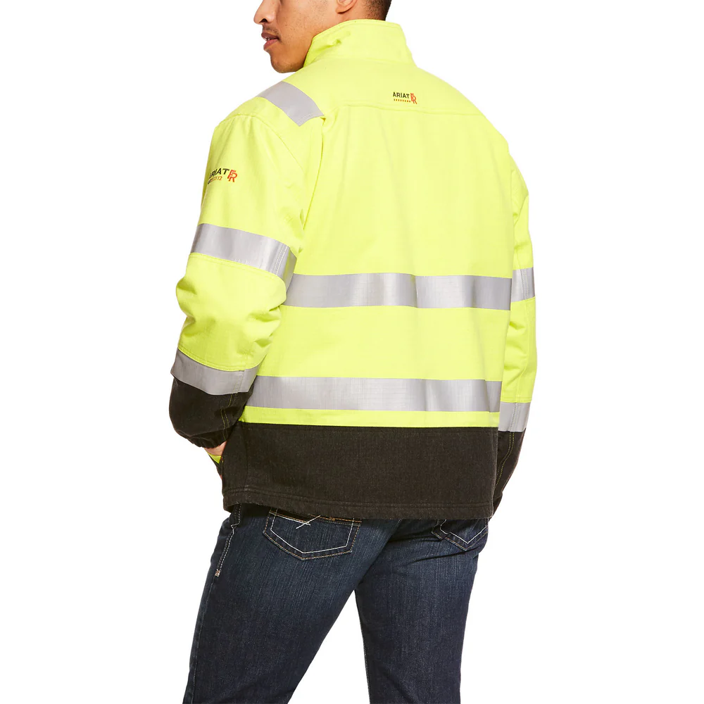 FR HI-VIS INSULATED H2O JACKET - 700-Yellow | Ariat 10024022 - Image 2