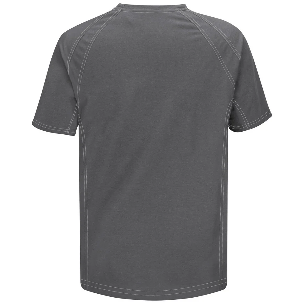 FR IQ SERIES COMFORT KNIT SHORT SLEEVE T-SHIRT - CH-Charcoal | Bulwark QT30 - Image 2