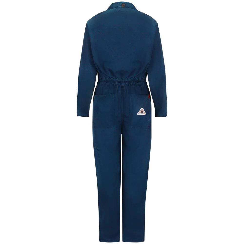 FR IQ SERIES MOBILITY COVERALL - NV-Navy | Bulwark QC21 - Image 2