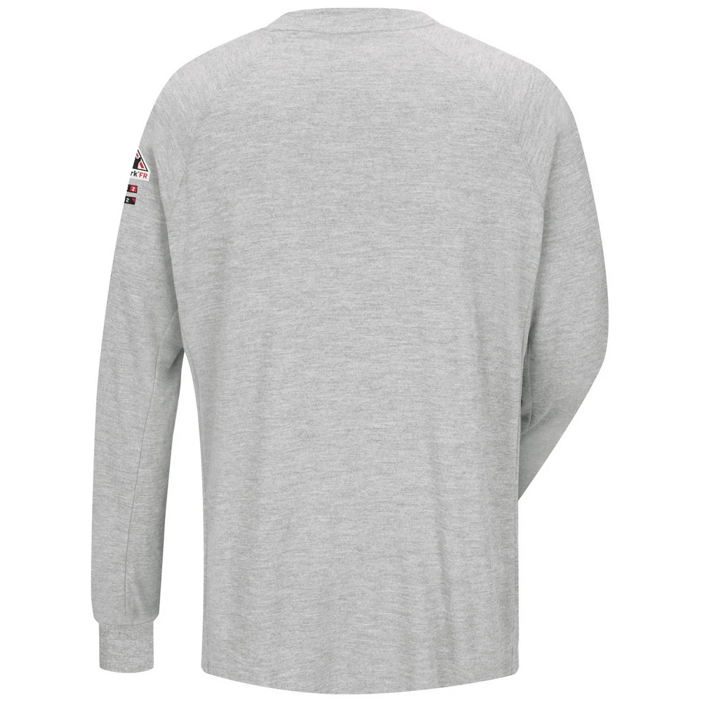 FR LONG SLEEVE COOLTOUCH PERFORMANCE T-SHIRT - GY-Grey | Bulwark SMT2 - Image 2
