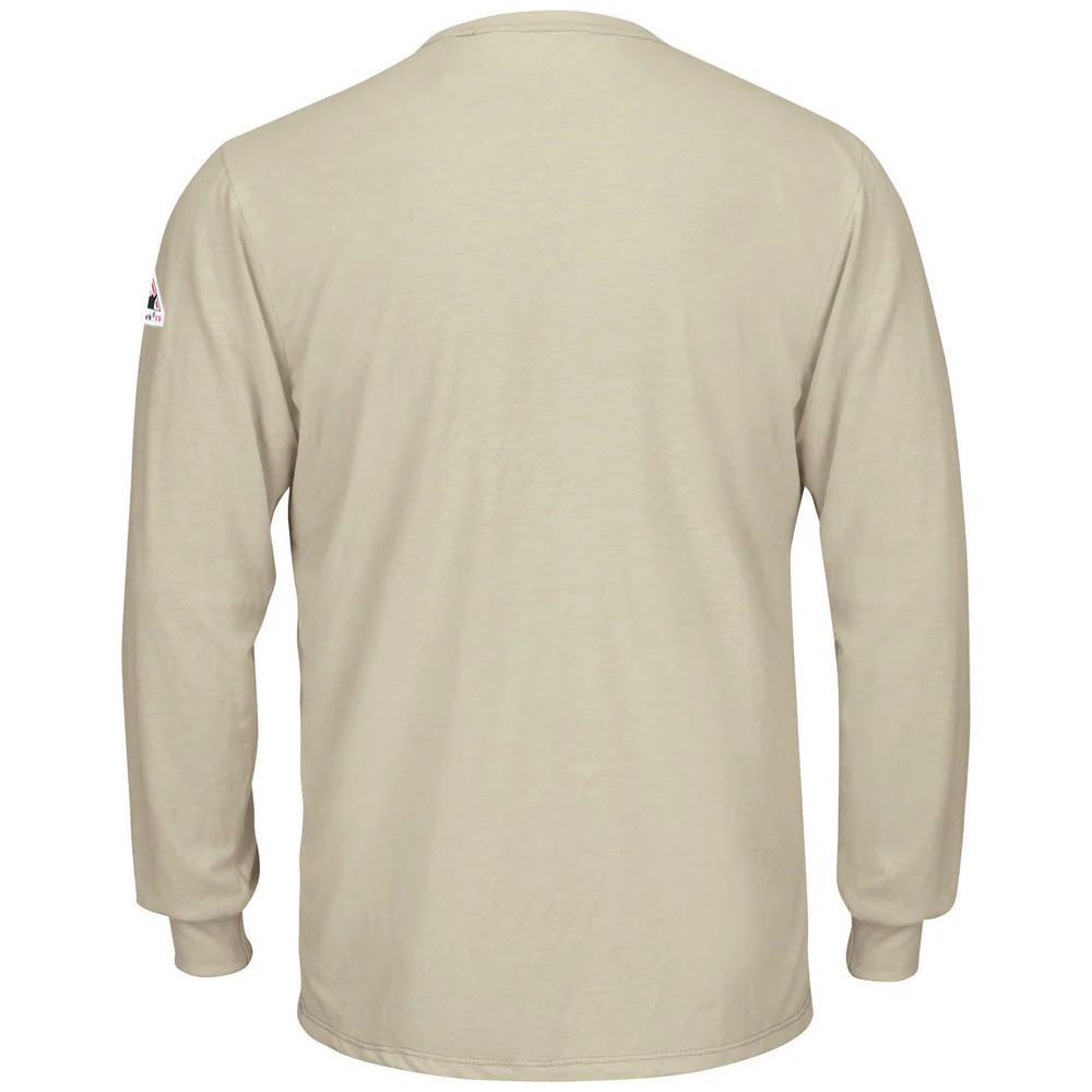 FR LONG SLEEVE LIGHTWEIGHT T-SHIRT - KH-Khaki | Bulwark SMT8 - Image 2