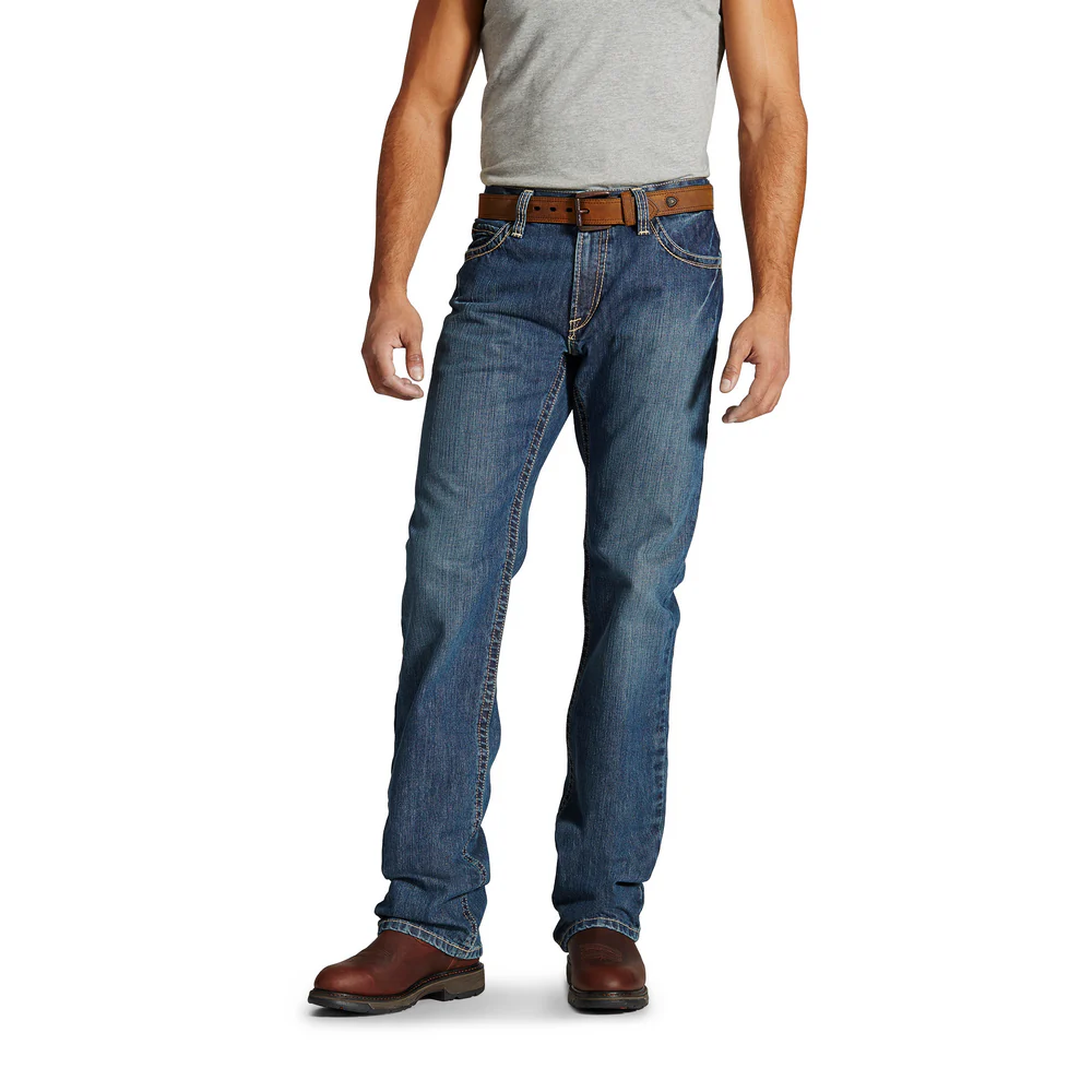 FR M4 BOUNDARY BOOT CUT LOW RISE JEAN - 429-Indigo | Ariat 10016173
