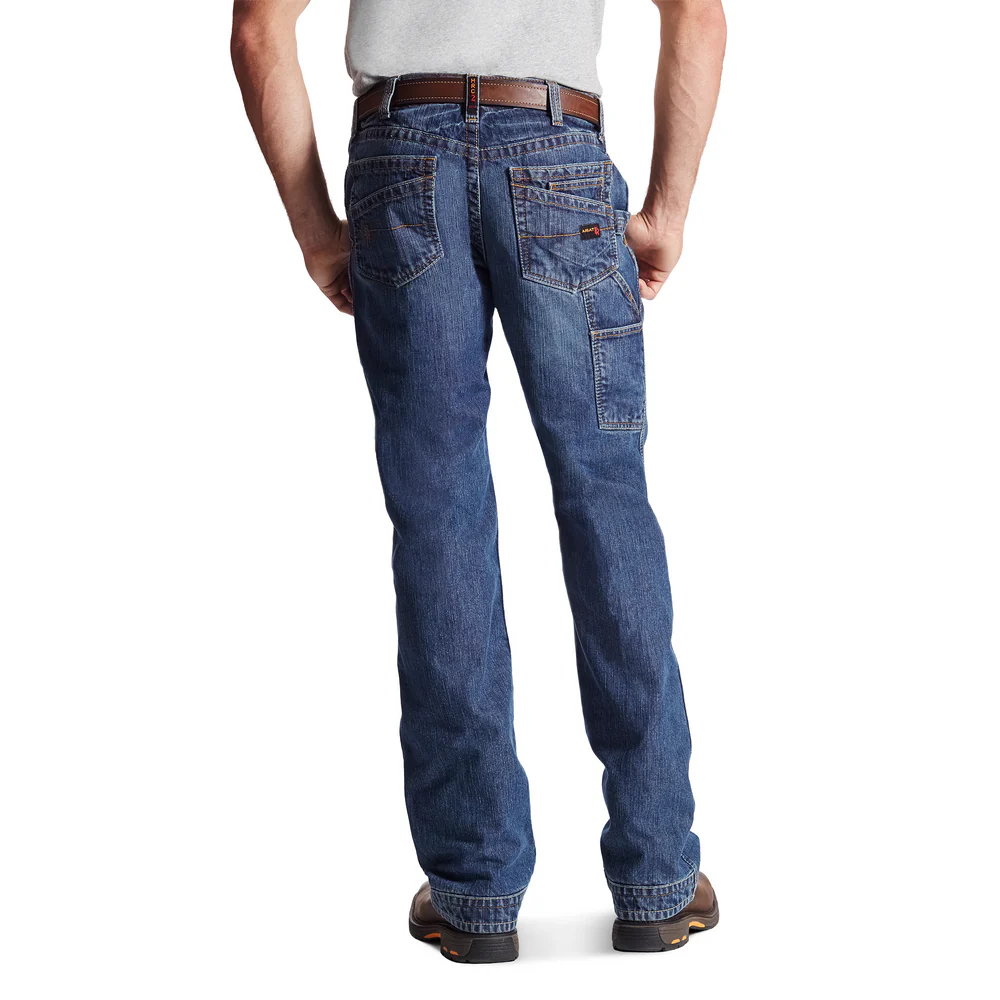 FR M4 LOW RISE WORKHORSE BOOT CUT JEAN - 400-Blue | Ariat 10017262 - Image 2