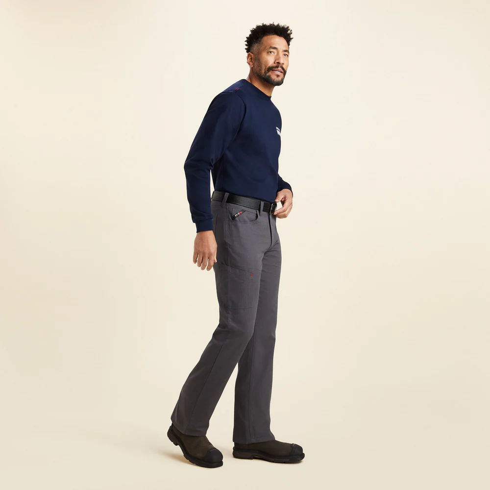 Fr M4 Relaxed Crossfire Straight Pant - 020-Iron Grey | Ariat 10043153 - Image 6