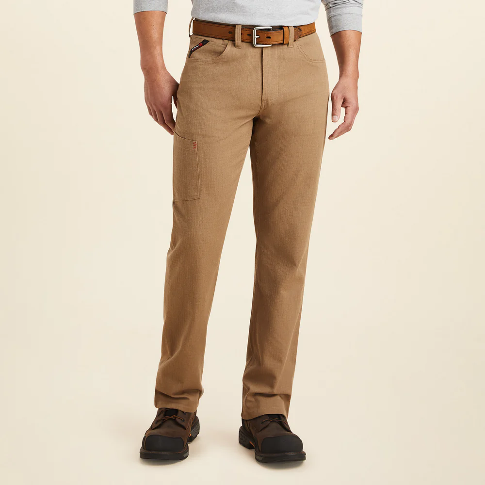 Fr M4 Relaxed Crossfire Straight Pant - 250-Fr Khaki | Ariat 10043152 - Image 5