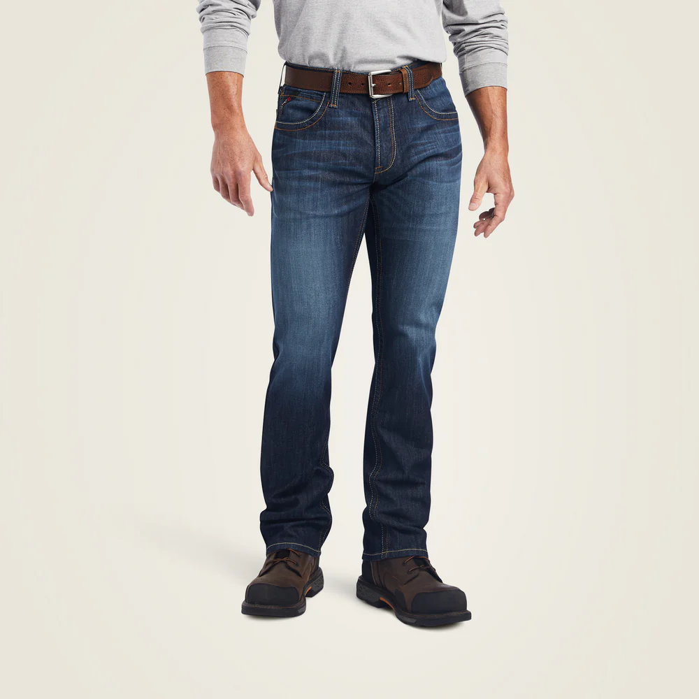 Fr M5 Straight Duralight Stretch Basic Straight Leg Jean - 400-Lassen | Ariat 10041118 - Image 5