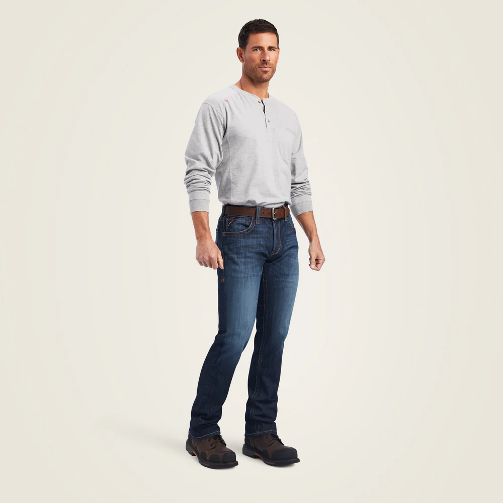 Fr M5 Straight Duralight Stretch Basic Straight Leg Jean - 400-Lassen | Ariat 10041118 - Image 6