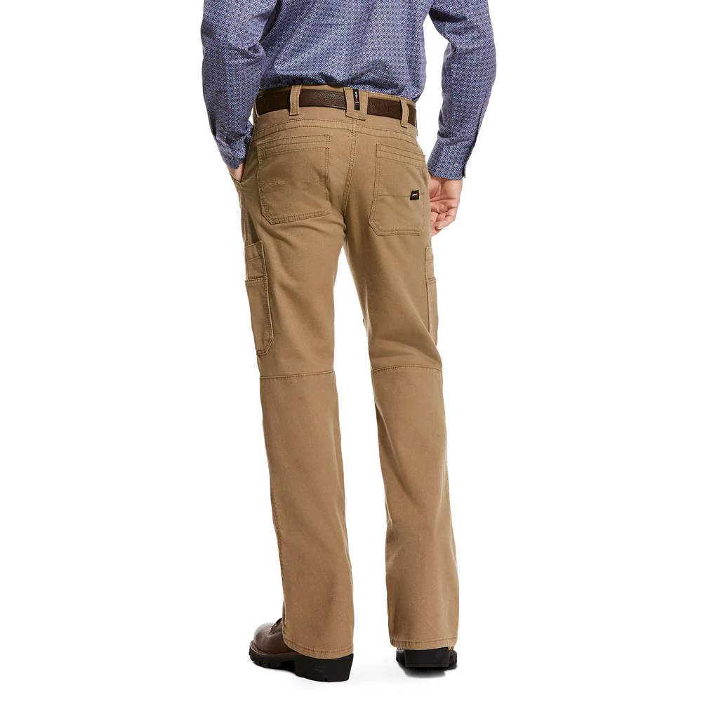 FR M5 STRETCH CANVAS DURALIGHT PANT - 250-Beige/Khaki | Ariat 10027705 - Image 2
