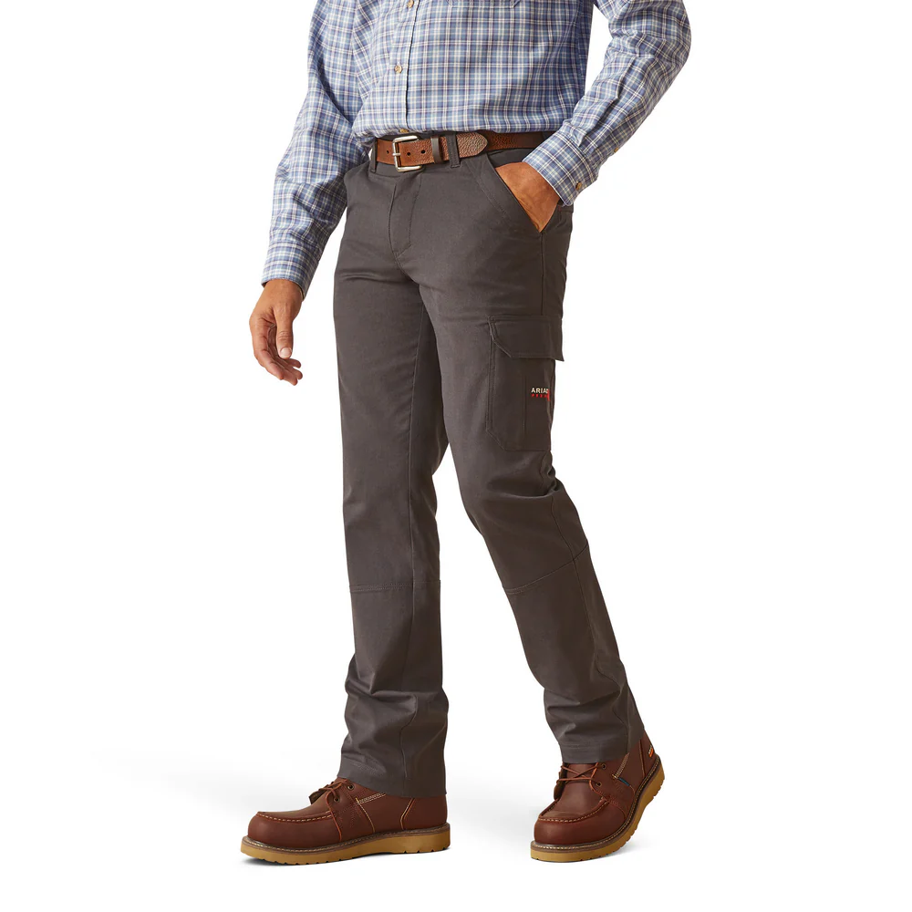 Fr M7 Slim  Duralight Stretch Ripstop Straight Pant - 010-Charcoal | Ariat 10048192 - Image 5