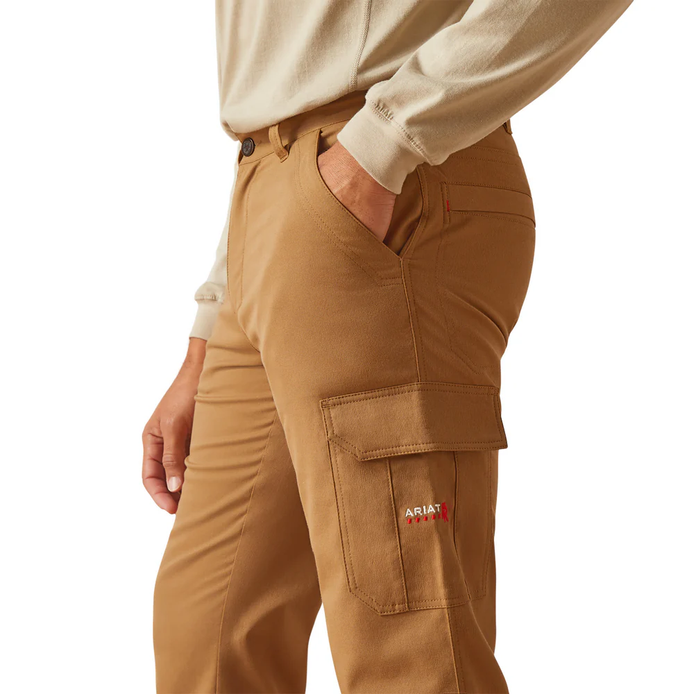 Fr M7 Slim Duralight Stretch Ripstop Straight Pant - 250-Field Khaki | Ariat 10048193 - Image 4