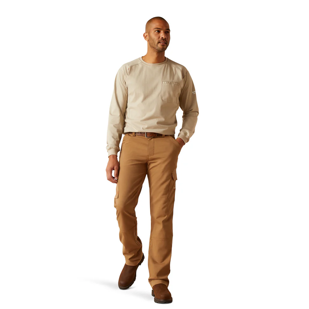 Fr M7 Slim Duralight Stretch Ripstop Straight Pant - 250-Field Khaki | Ariat 10048193 - Image 6