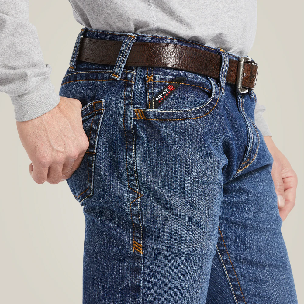 Fr M7 Slim Durastretch Basic Straight Leg Jean - 400-Flint | Ariat 10039675 - Image 2