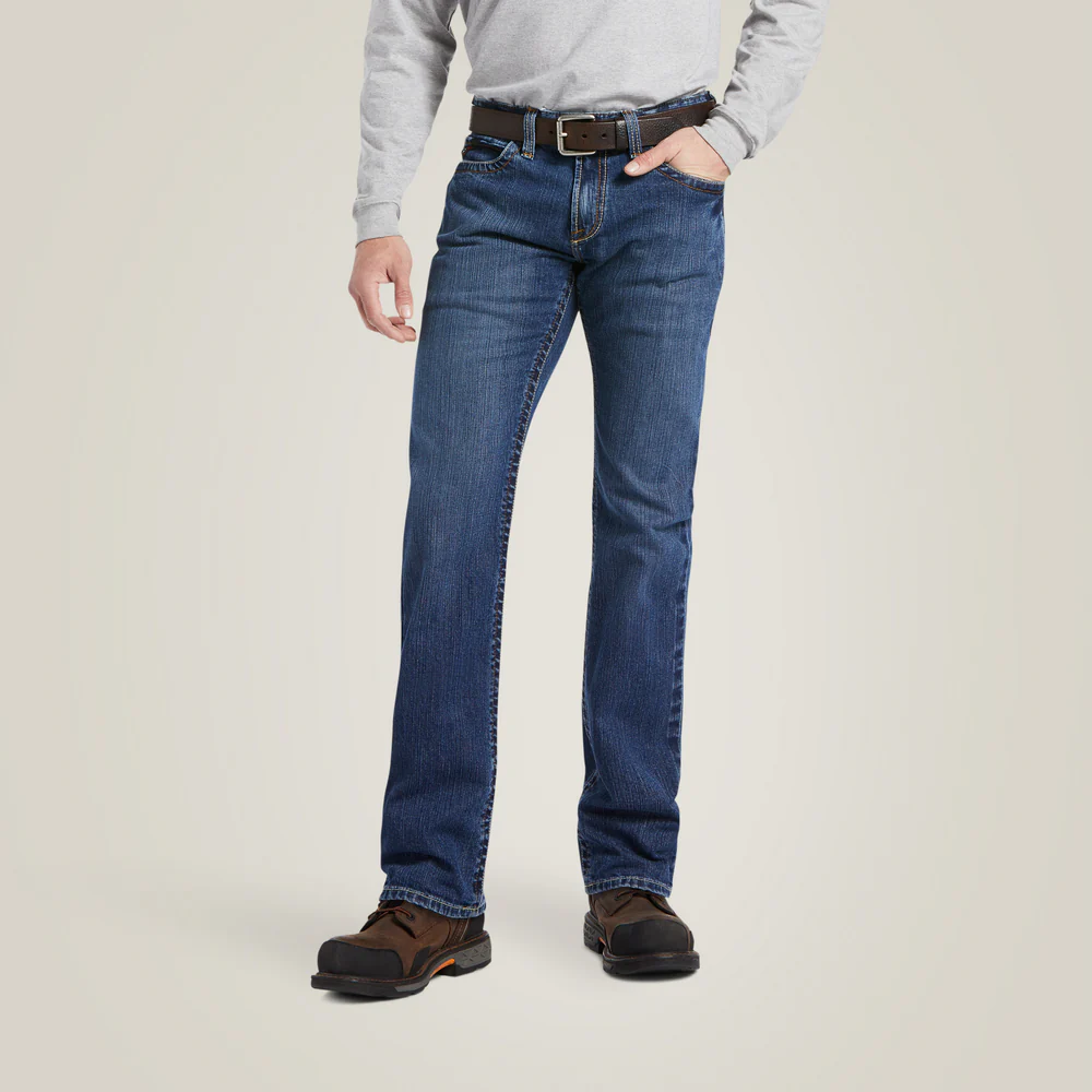 Fr M7 Slim Durastretch Basic Straight Leg Jean - 400-Flint | Ariat 10039675 - Image 5