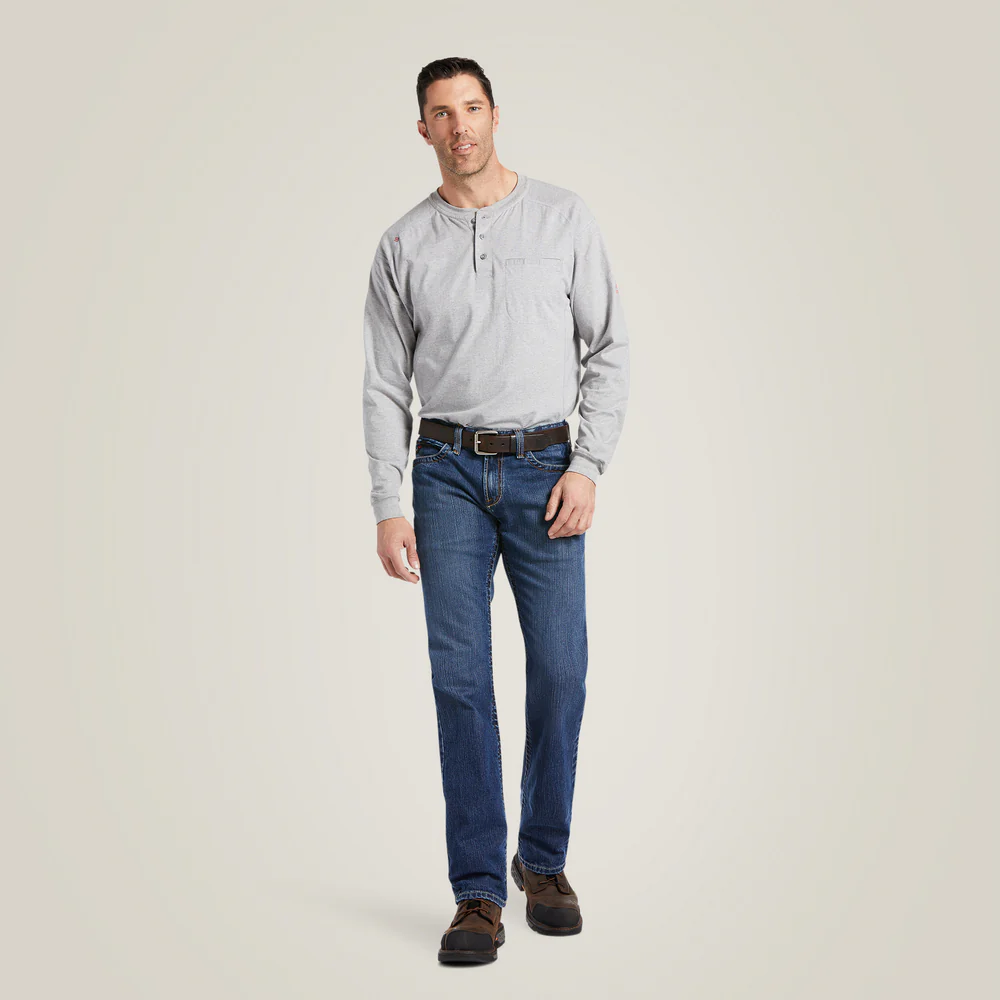 Fr M7 Slim Durastretch Basic Straight Leg Jean - 400-Flint | Ariat 10039675 - Image 6