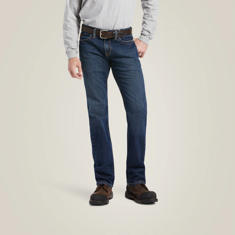 Fr M7 Slim Durastretch Basic Straight Leg Jean - 400-Shale | Ariat 10039674 - Image 5