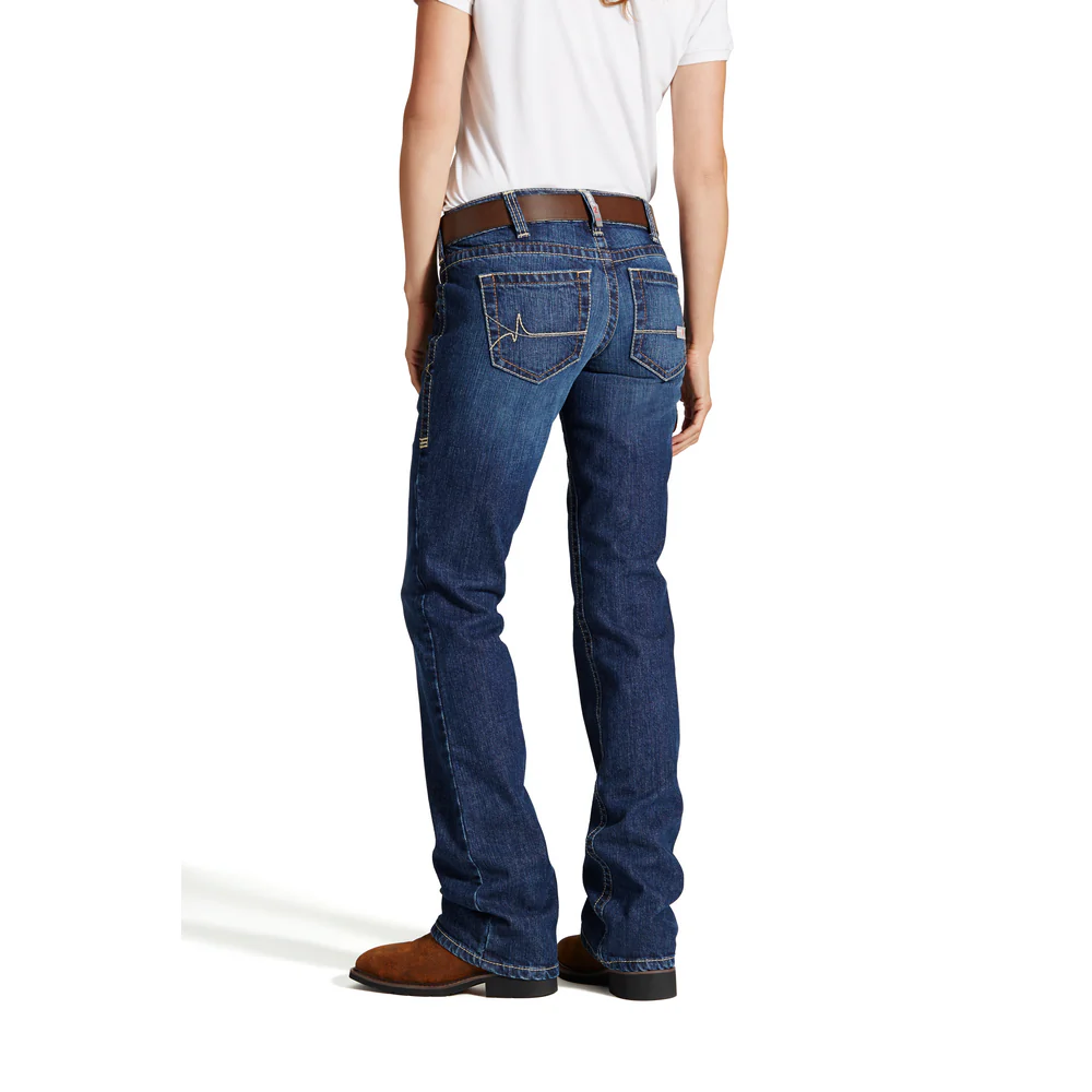 FR MID RISE BASIC BOOT CUT JEAN - 429-Indigo | Ariat 10016176 - Image 2