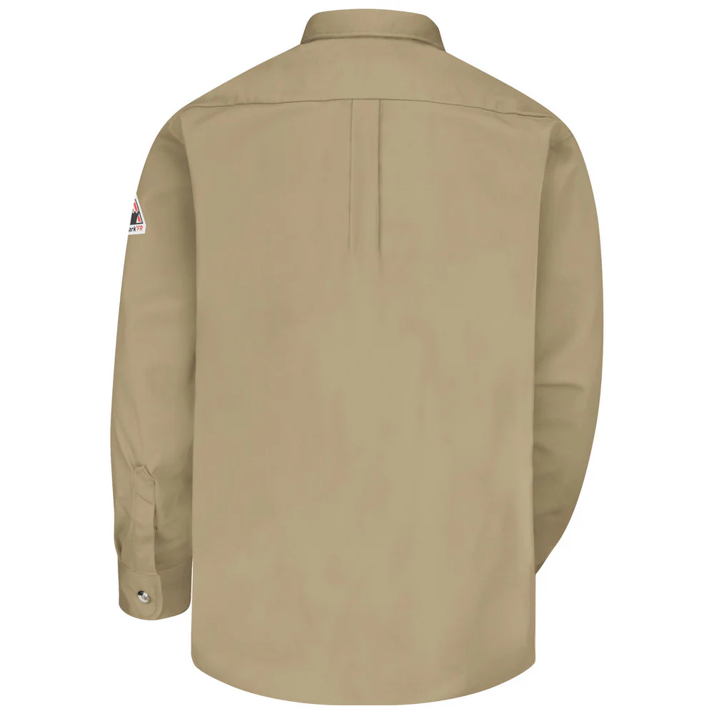 FR MIDWEIGHT DRESS UNIFORM SHIRT - KH-Khaki | Bulwark SLU2 - Image 2