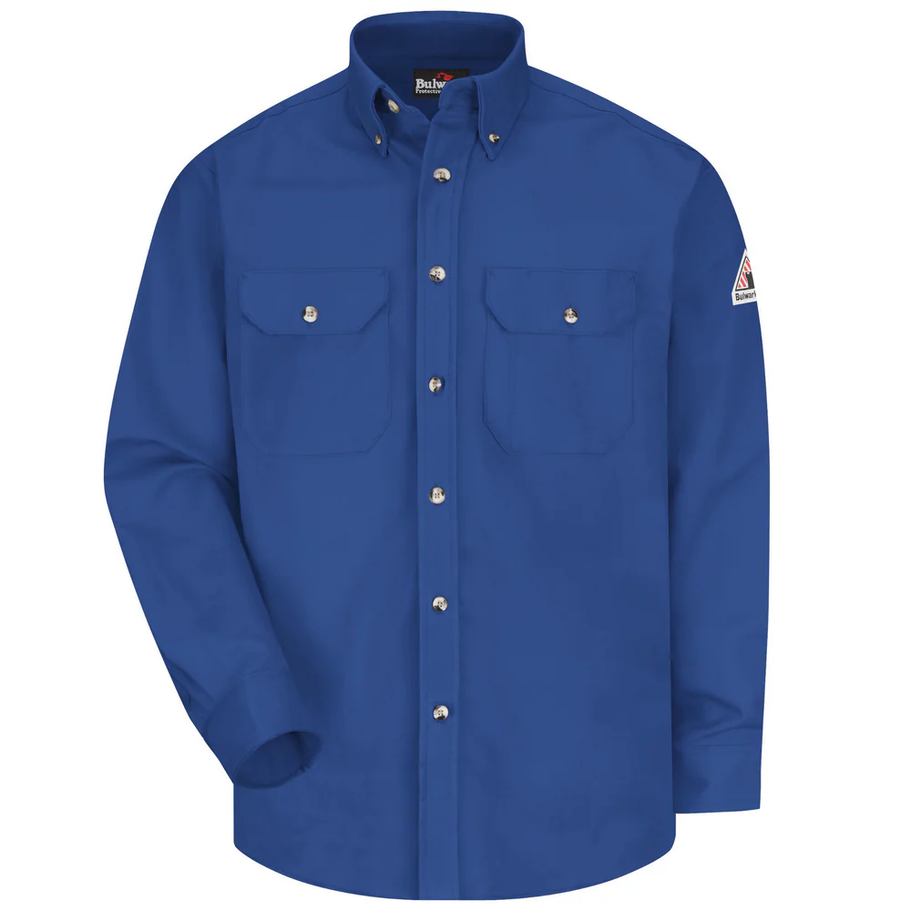 FR MIDWEIGHT DRESS UNIFORM SHIRT - RB-Royal Blue | Bulwark SLU2
