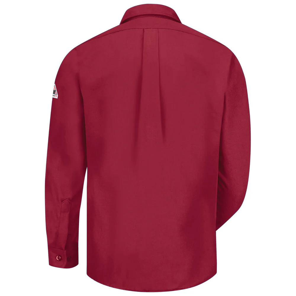 FR NOMEX BUTTON-FRONT UNIFORM SHIRT - RD-Red | Bulwark SND6 - Image 2