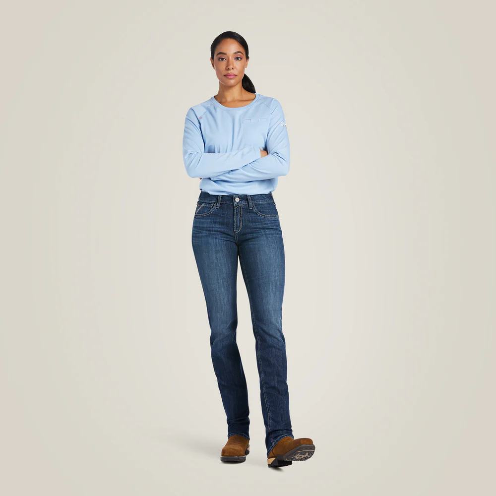 Fr Perfect Rise Duralight Stretch Avelynn Slim Leg Jean - 400-Madera | Ariat 10039658 - Image 6