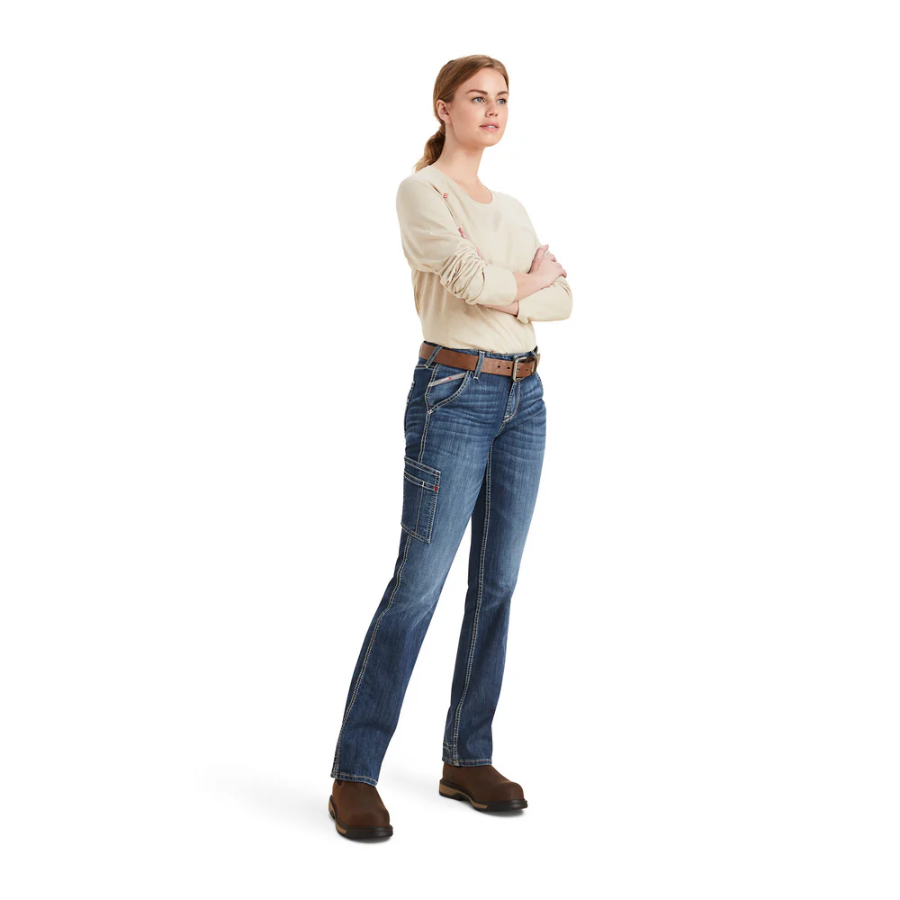 Fr Perfect Rise Duralight Stretch Cell Phone Straight Jean - 250-Lazuli | Ariat 10043155 - Image 7