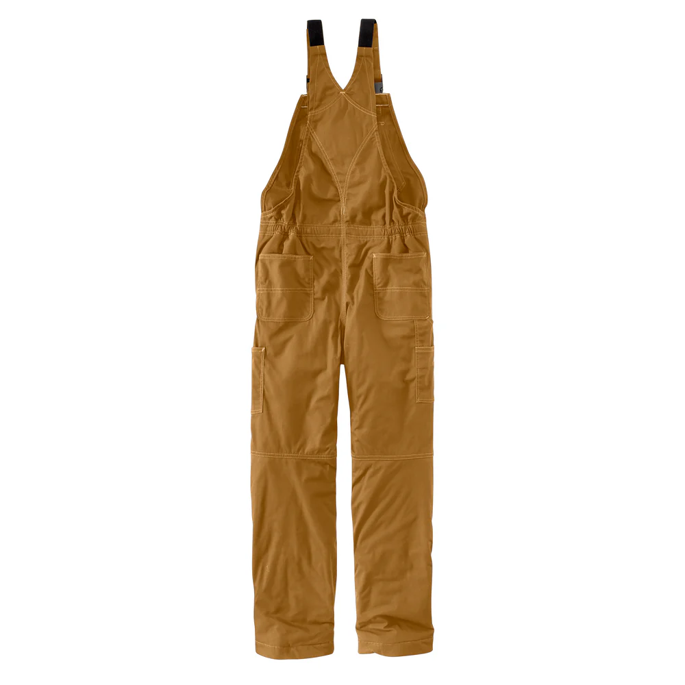 FR QUICK DUCK LINED BIB OVERALL - 211-Carhartt Brown | Carhartt 102691 - Image 2