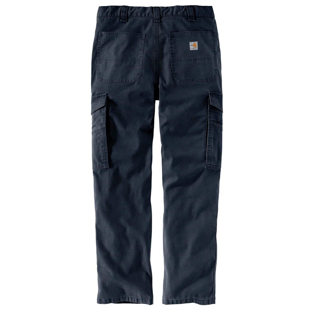 FR RUGGED FLEX RELAXED FIT CARGO PANT - I26-Navy | Carhartt 104205 - Image 2