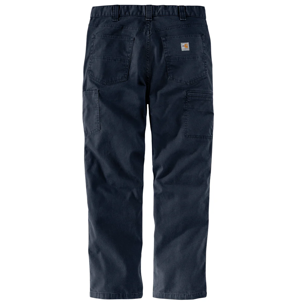 FR RUGGED FLEX RELAXED FIT WORK PANT - I26-Navy | Carhartt 104204 - Image 2