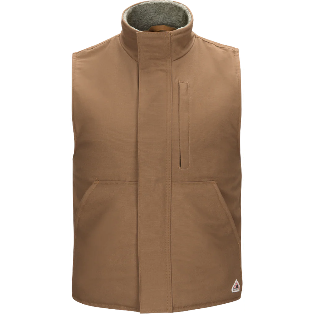FR SHERPA LINED VEST - BD-Brown Duck | Bulwark VLS2