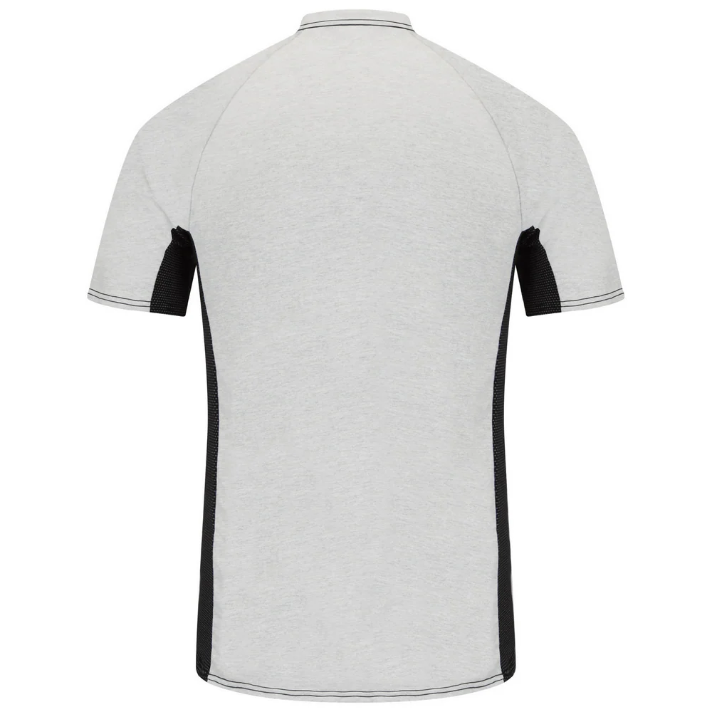 FR SHORT SLEEVE BASELAYER WITH MESH GUSSET - GY-Grey | Bulwark MPU4 - Image 2