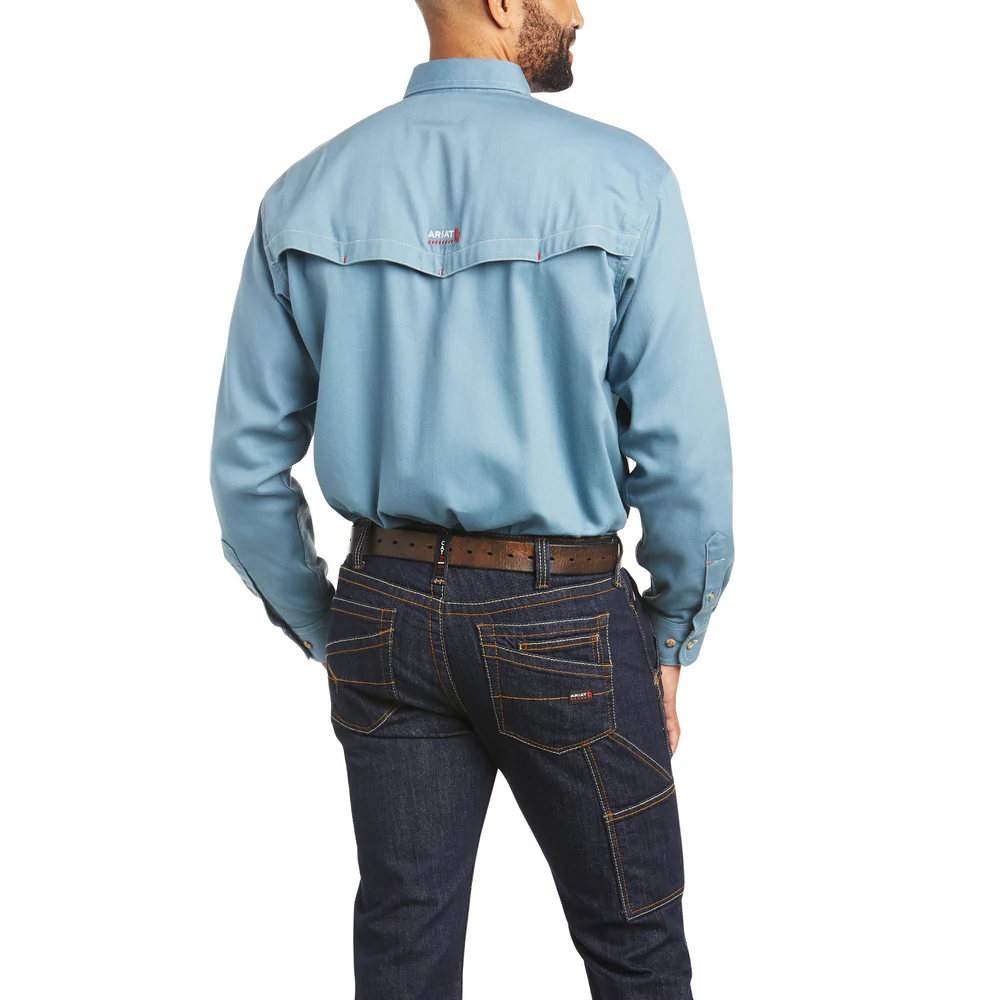 FR VENTED WORK SHIRT - 400-Blue | Ariat 10035433 - Image 2