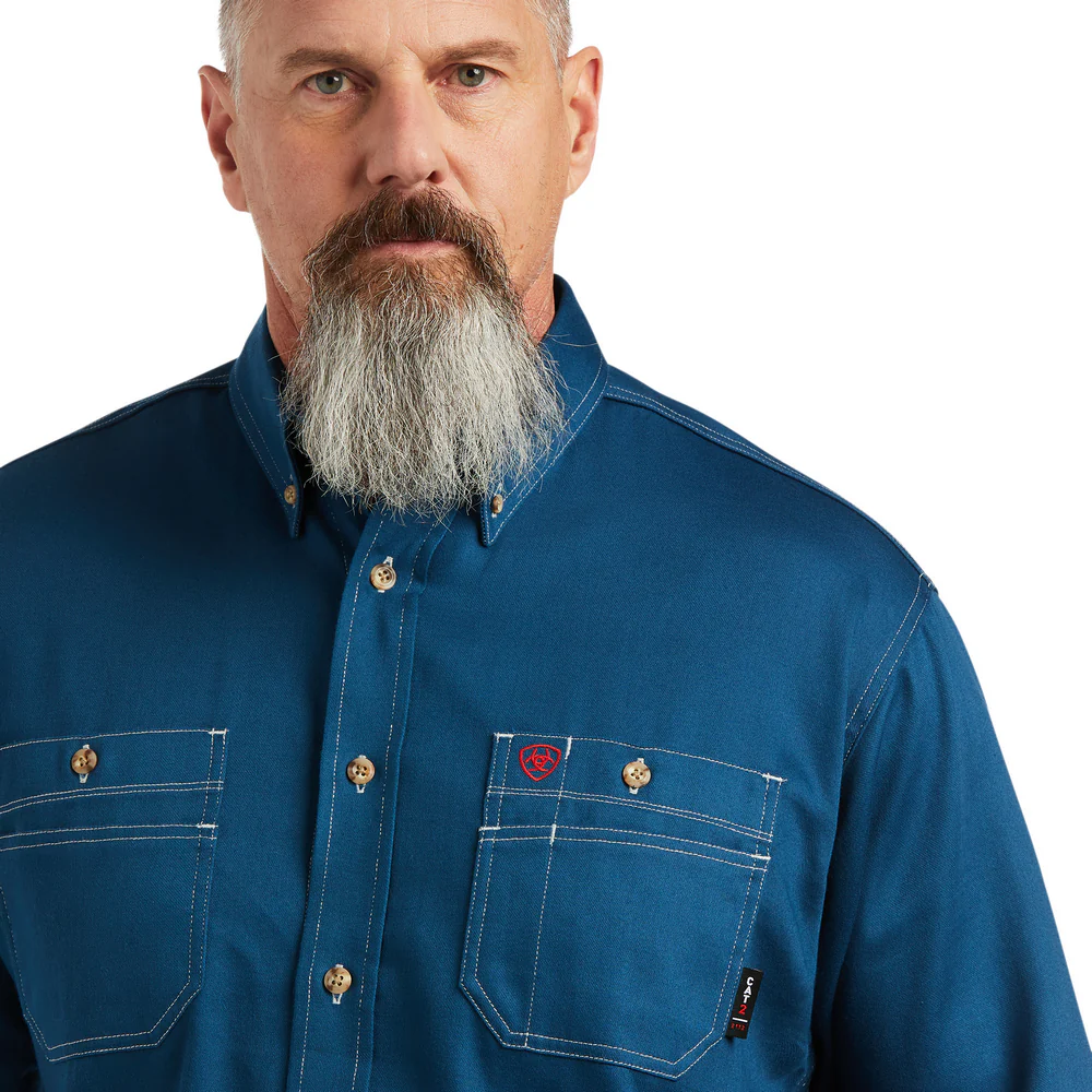 Fr Vented Work Shirt - 400-Skyfall | Ariat 10039428 - Image 2