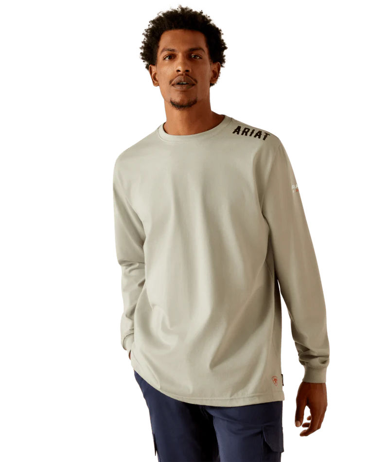 Fr Work Hard Live Free T-Shirt - 231-Wild Dove | Ariat 10055031